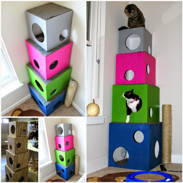 Best ideas about Cat Tree DIY
. Save or Pin Ideas & Products DIY Cat Tree Now.