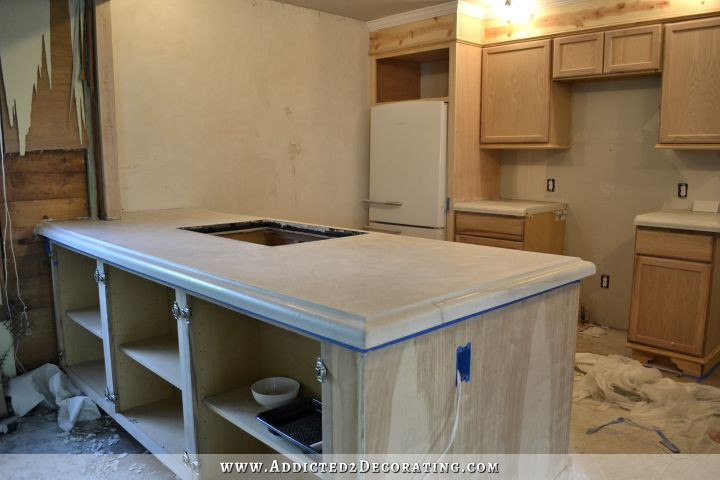 Best ideas about Cement Countertop DIY
. Save or Pin Finished Concrete Countertops Finishing Steps Total Cost Now.