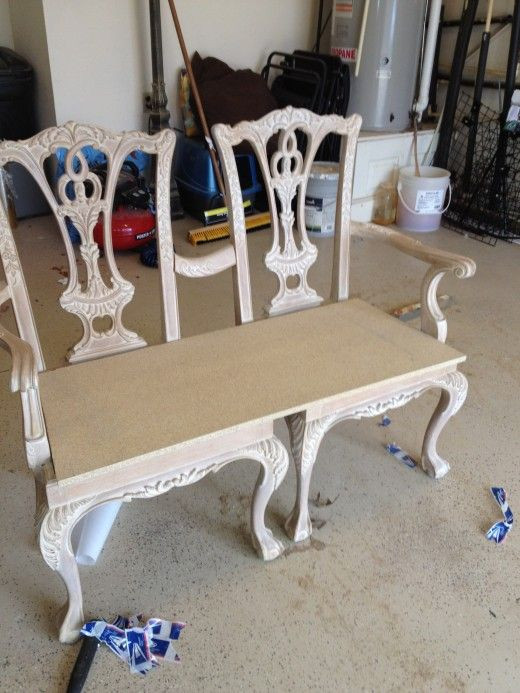 Best ideas about Chair Bench DIY
. Save or Pin How to make a bench from two chippendale chairs Now.