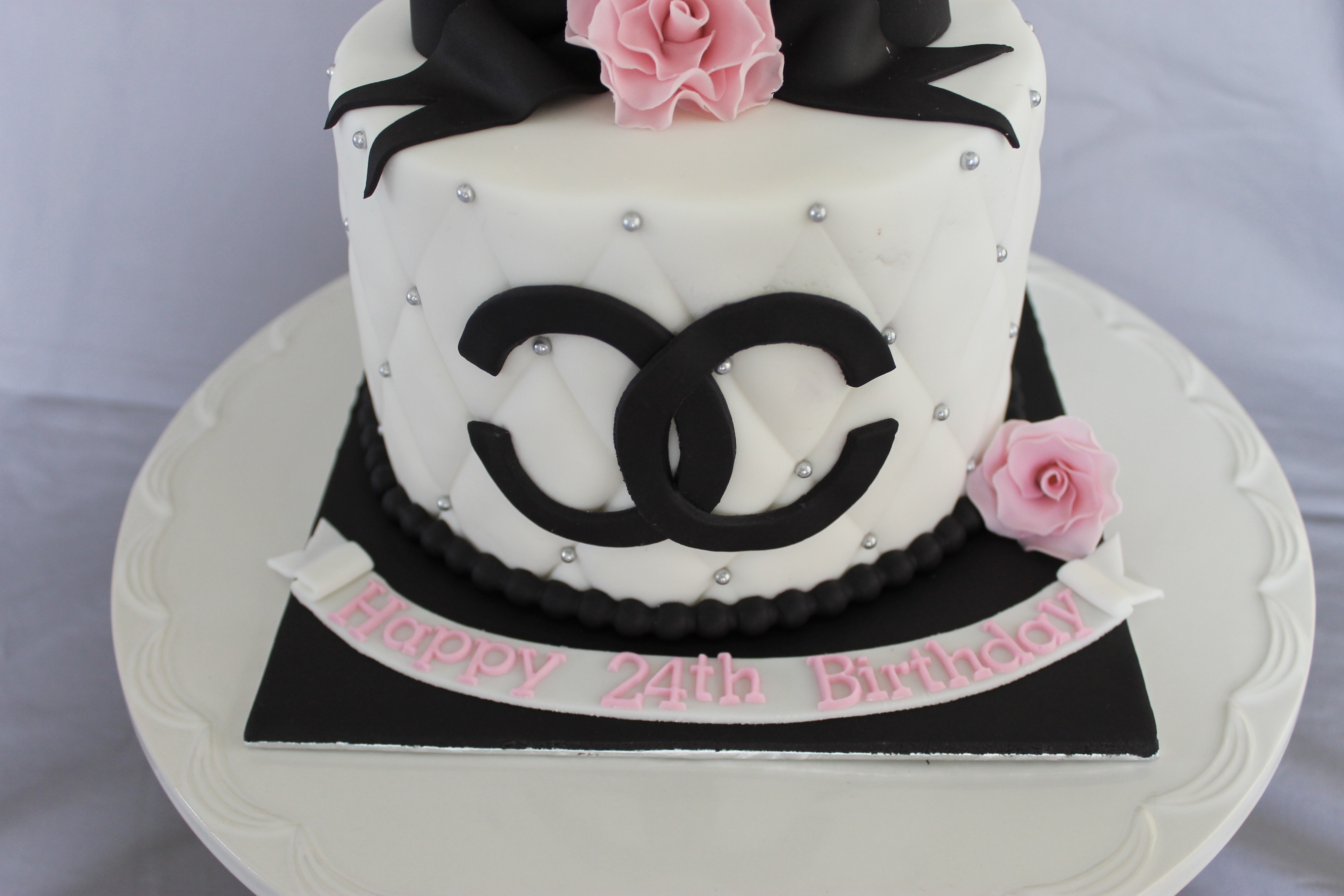 13. Chanel Birthday Cake CakeCentral.