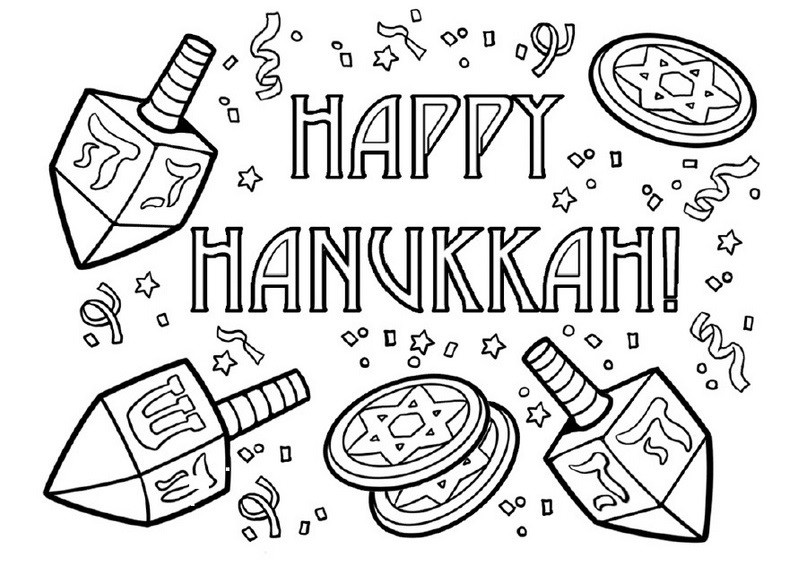 Best ideas about Chanukah Coloring Pages For Kids
. Save or Pin Free Printable Hanukkah Coloring Pages for Kids Best Now.