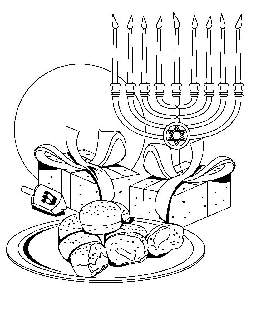 Best ideas about Chanukah Printable Coloring Pages
. Save or Pin Hanukkah Coloring Pages Menorahs family holiday Now.