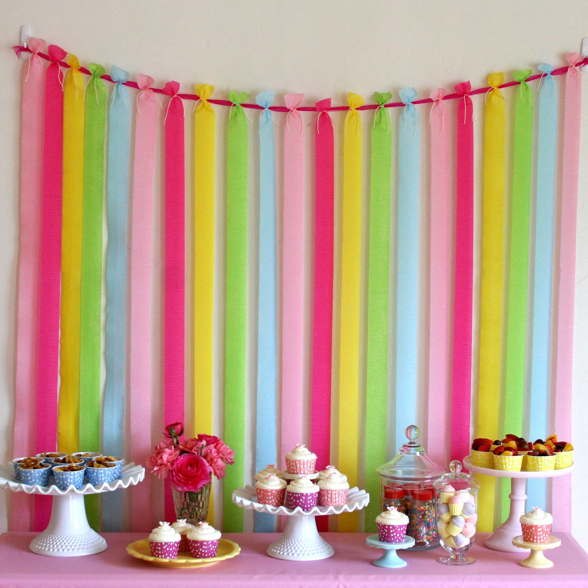 Best ideas about Cheap Birthday Decorations
. Save or Pin Pretty Party Backdrop – Glorious Treats Now.