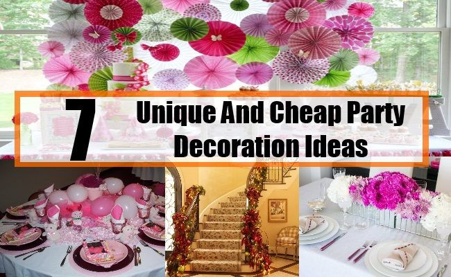 Best ideas about Cheap Birthday Decorations
. Save or Pin 7 Unique And Cheap Party Decoration Ideas Now.