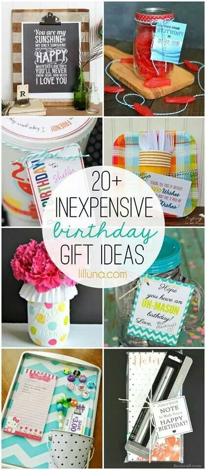 Best ideas about Cheap Birthday Gifts For Moms
. Save or Pin 1000 ideas about Inexpensive Birthday Gifts on Pinterest Now.