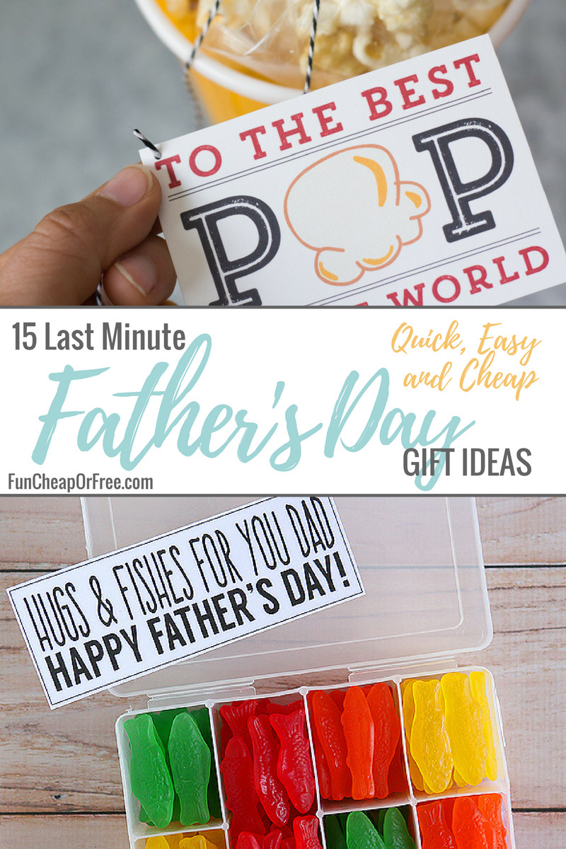 Best ideas about Cheap Fathers Day Gift Ideas
. Save or Pin 15 Last Minute Father s Day Ideas Quick Easy and Cheap Now.