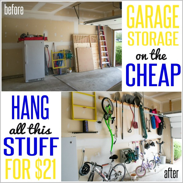 Best ideas about Cheap Garage Storage Ideas
. Save or Pin How to Hang Stuff in your Garage ON THE CHEAP Now.