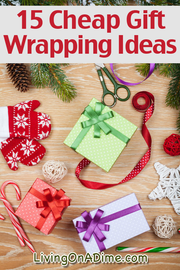 Best ideas about Cheap Gift Ideas
. Save or Pin 15 Cheap Gift Wrapping Ideas Living on a Dime Now.