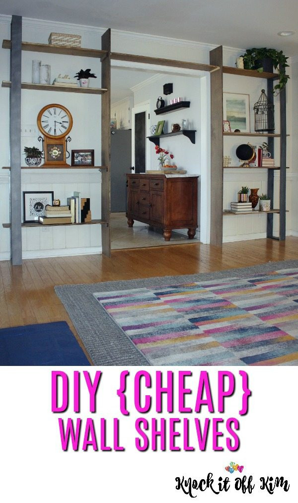 Best ideas about Cheap Shelves DIY
. Save or Pin diy shelves wall mounted shelves built in bookcases shelving Now.