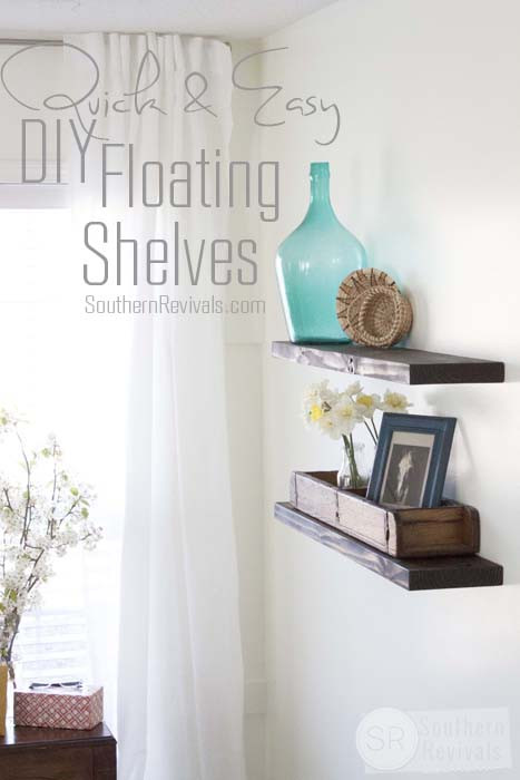 Best ideas about Cheap Shelves DIY
. Save or Pin Quick Easy & Bud friendly DIY Floating Shelves Now.