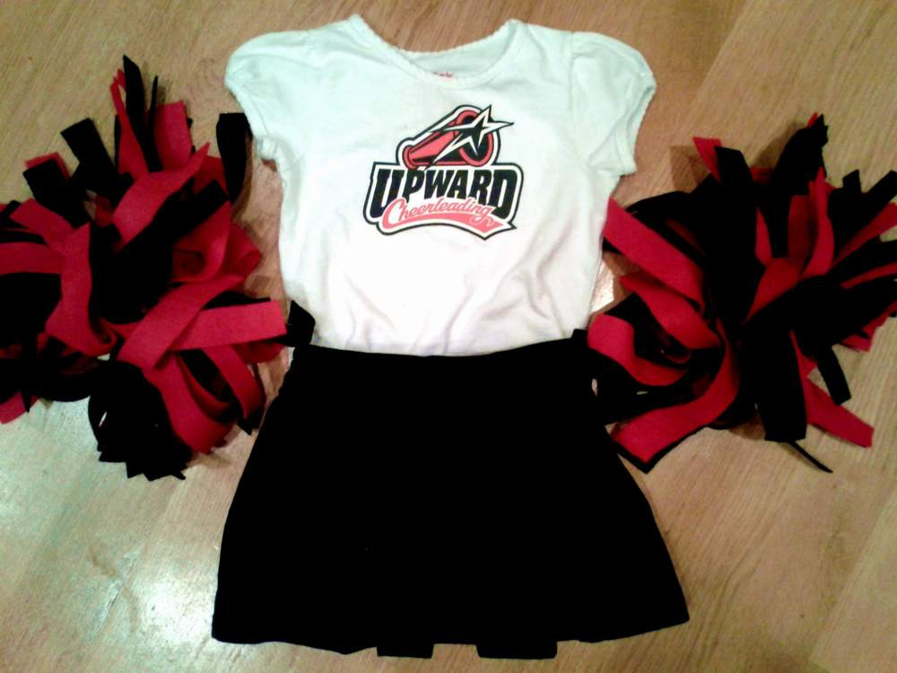 Best ideas about Cheerleader Costumes DIY
. Save or Pin DIY Mini Cheer Uniform easy iron on embellishment Now.