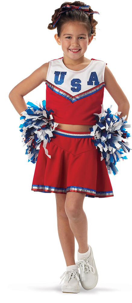 Best ideas about Cheerleader Costumes DIY
. Save or Pin USA Child Girls Patriotic Cheerleader Dress Up Costume Now.