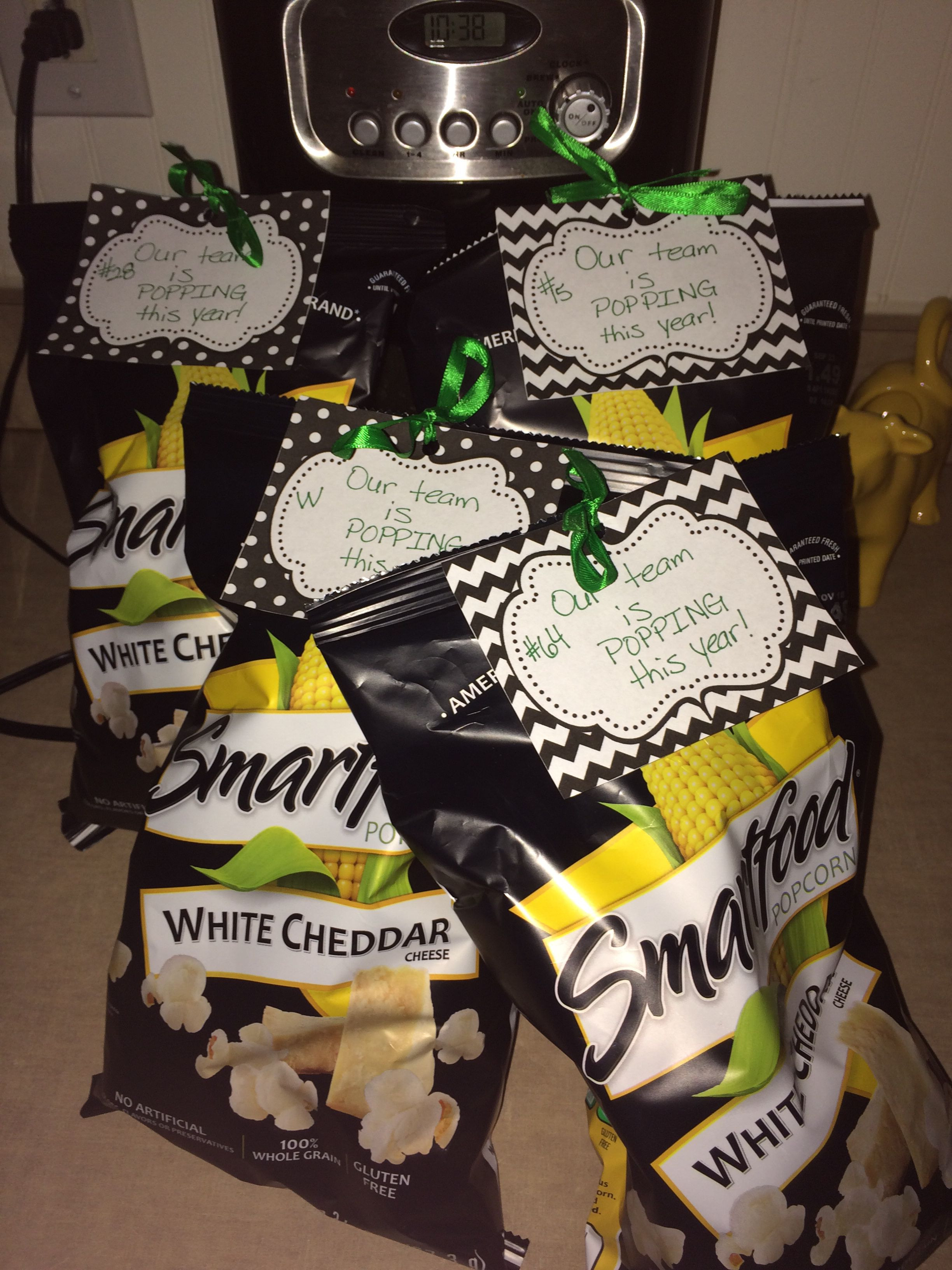Best ideas about Cheerleader Gift Bags Ideas
. Save or Pin Treats for players cheer Now.