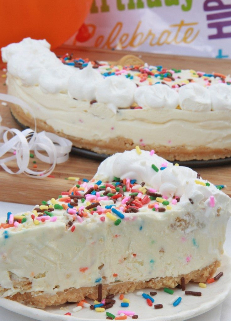 Best ideas about Cheesecake Birthday Cake . Save or Pin No Bake Cake Batter Cheesecake Recipe Now.