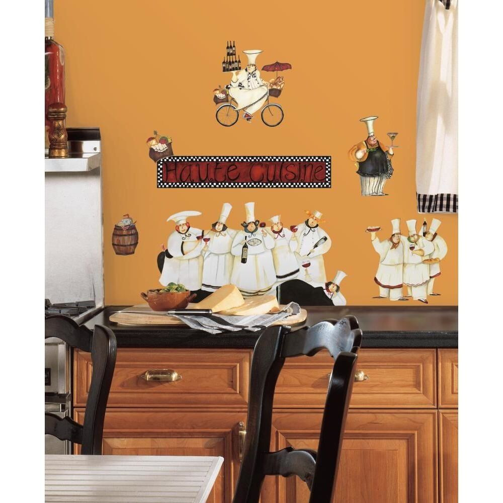 Best ideas about Chef Kitchen Decor Ideas
. Save or Pin New Italian Fat CHEFS Peel & Stick Wall Decals Kitchen Now.