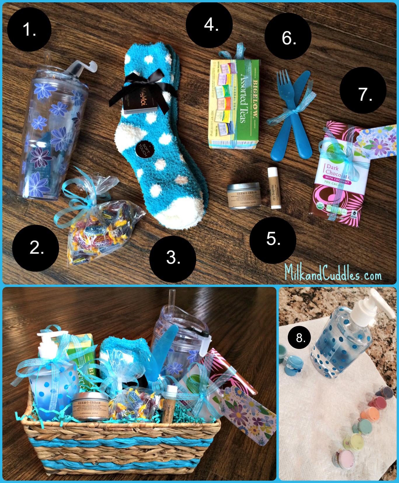 Best ideas about Chemo Gift Ideas
. Save or Pin Gift Basket Ideas for someone going through Chemo Now.