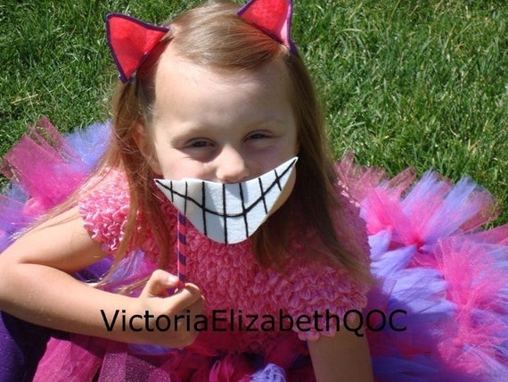Best ideas about Cheshire Cat DIY Costume
. Save or Pin Cheshire Cat Costume Kit DIY No Sew Tutu Tail Ears Smile Now.