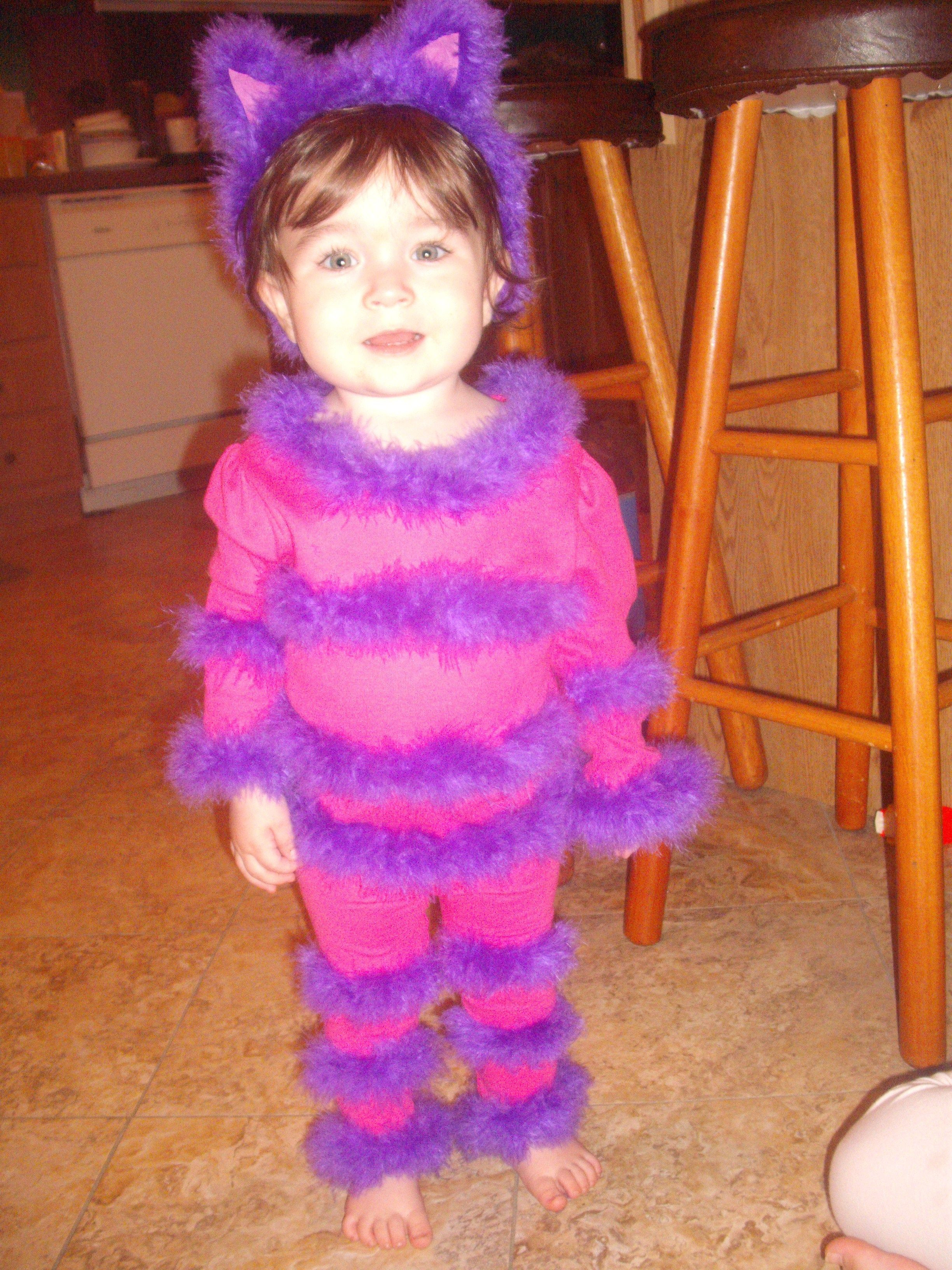 Best ideas about Cheshire Cat DIY Costume
. Save or Pin DIY Children Cheshire Cat Costume pant & shirt set 4 yds Now.