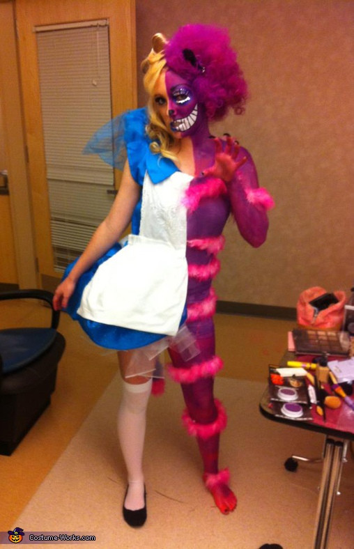 Best ideas about Cheshire Cat DIY Costume
. Save or Pin Alice In Wonderland and Cheshire Cat costume 4 4 Now.