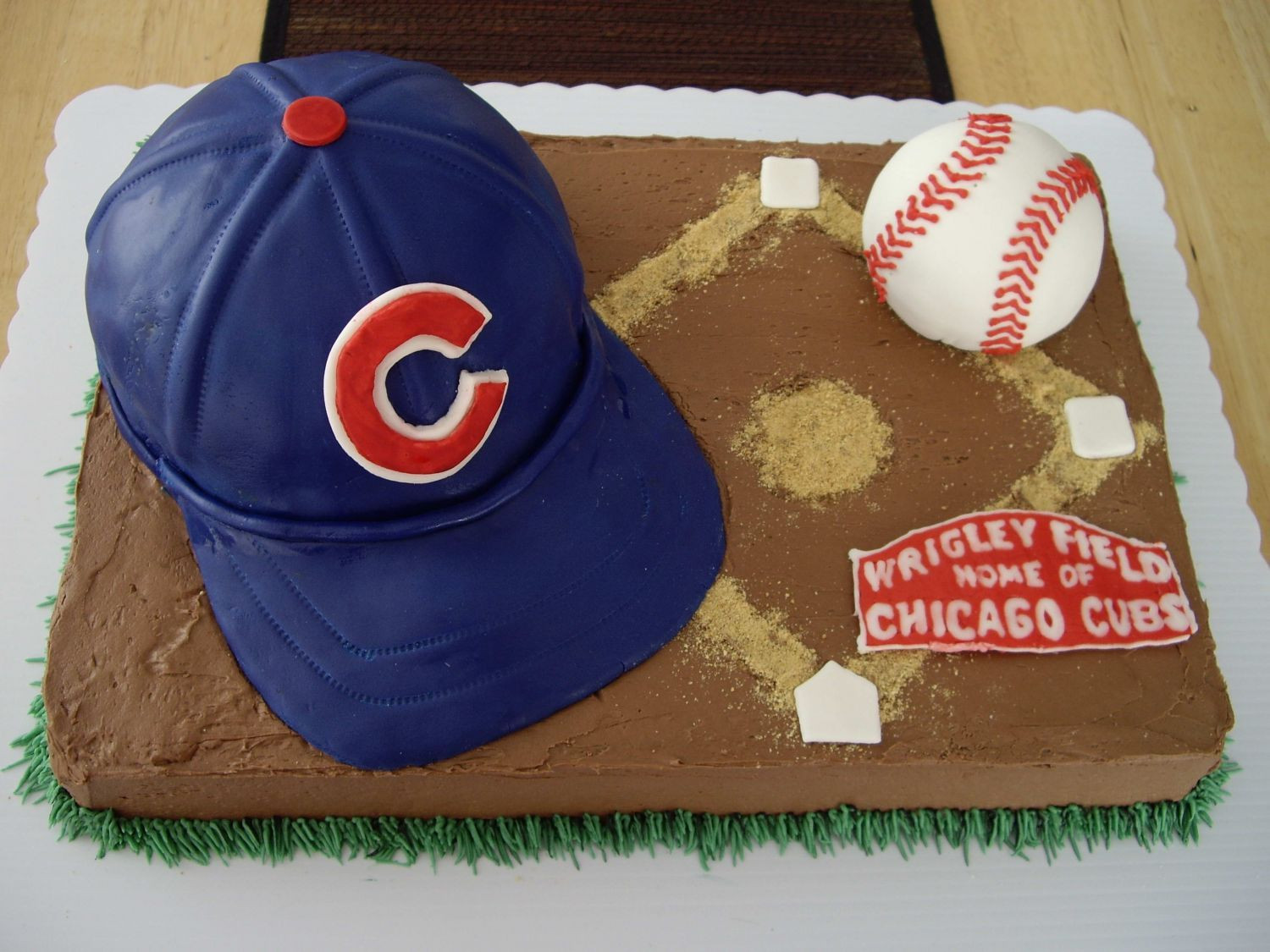 Best ideas about Chicago Cubs Birthday Cake
. Save or Pin Chicago Cubs baseball cake This was for my BIL a huge Now.