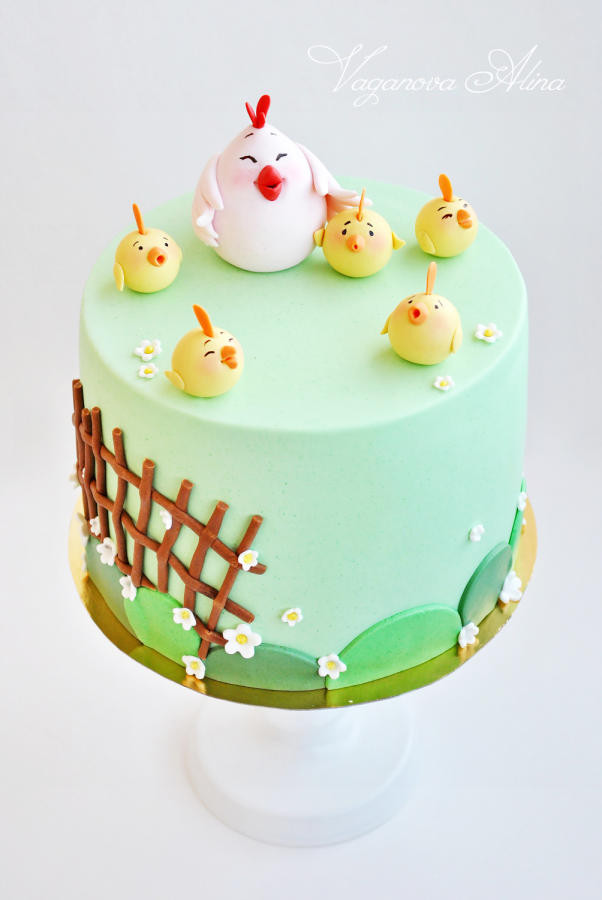 Best ideas about Chicken Birthday Cake
. Save or Pin children s birthday cake for chickens fan cake by Alina Now.