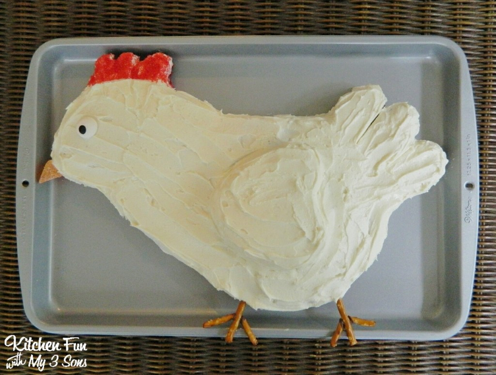 Best ideas about Chicken Birthday Cake
. Save or Pin Chicken Cake Bock Bock Kitchen Fun With My 3 Sons Now.
