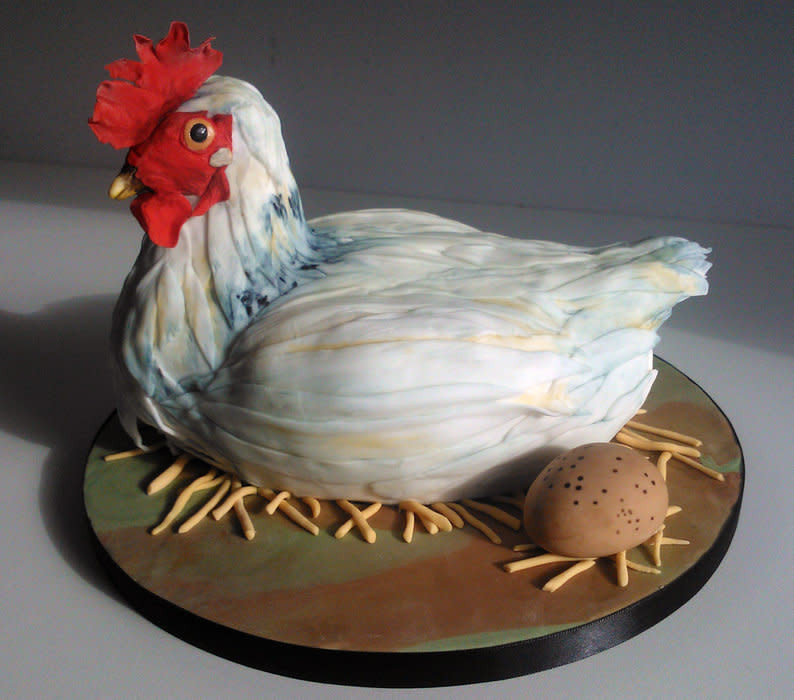 Best ideas about Chicken Birthday Cake
. Save or Pin Chicken cake cake by Happyhills Cakes CakesDecor Now.