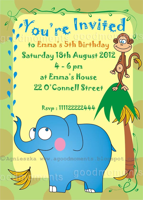 Best ideas about Children Birthday Invitations
. Save or Pin good moments August 2012 Now.