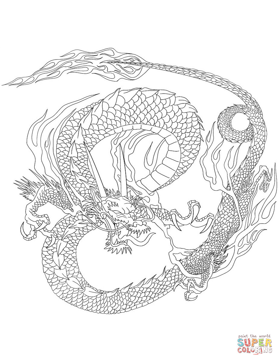 Best ideas about Chinese Dragon Free Printable Coloring Sheets
. Save or Pin Chinese Dragon coloring page Now.