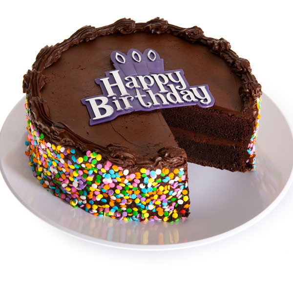 Best ideas about Chocolate Birthday Cake Images
. Save or Pin Chocolate Happy Birthday Cake by GourmetGiftBaskets Now.
