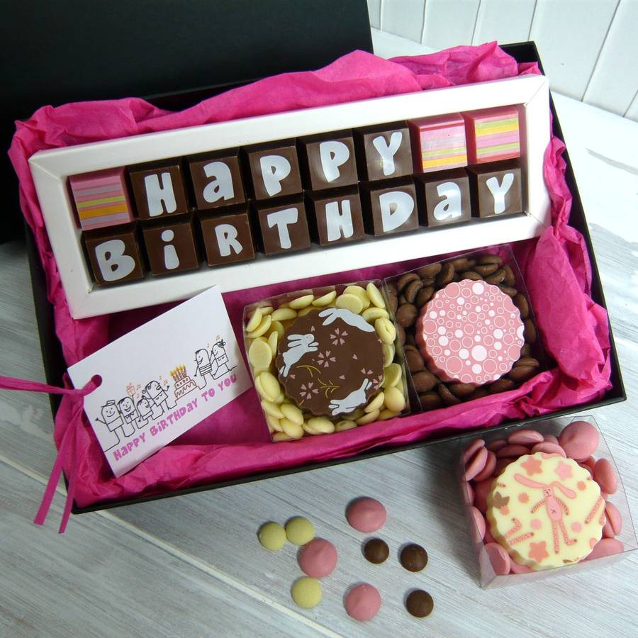 Best ideas about Chocolate Birthday Gifts
. Save or Pin personalised happy birthday t box of chocolates by Now.