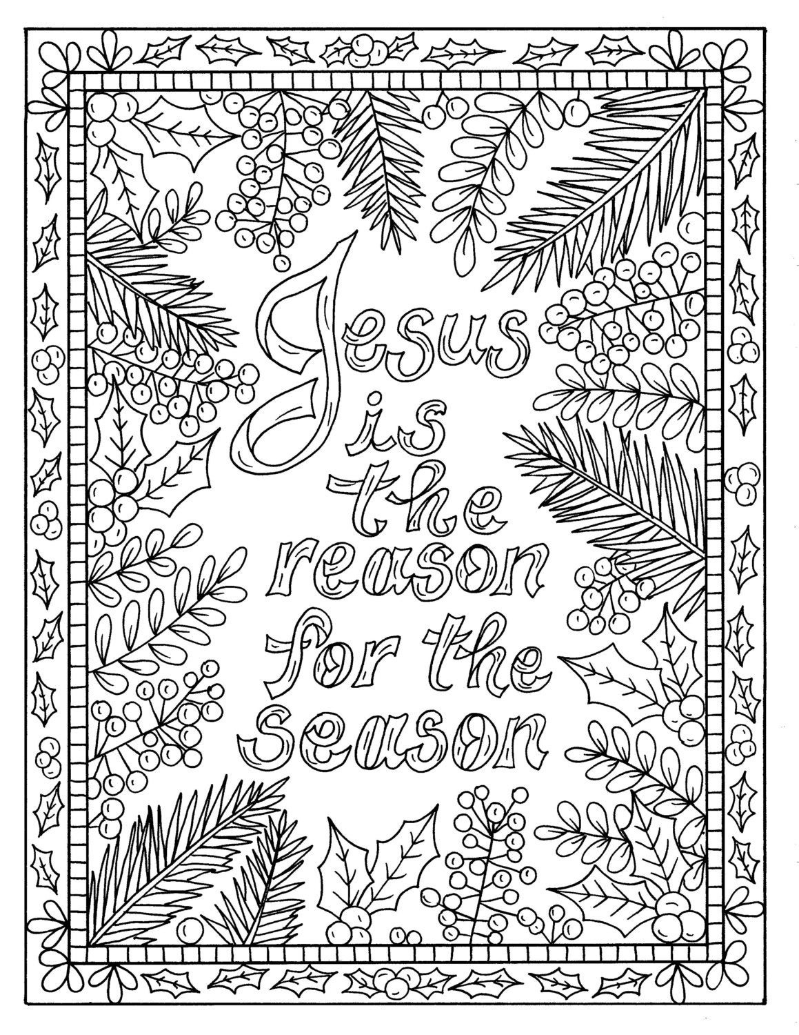 Best ideas about Christian Adult Coloring Books
. Save or Pin 5 Christian Coloring Pages for Christmas Color Book Digital Now.