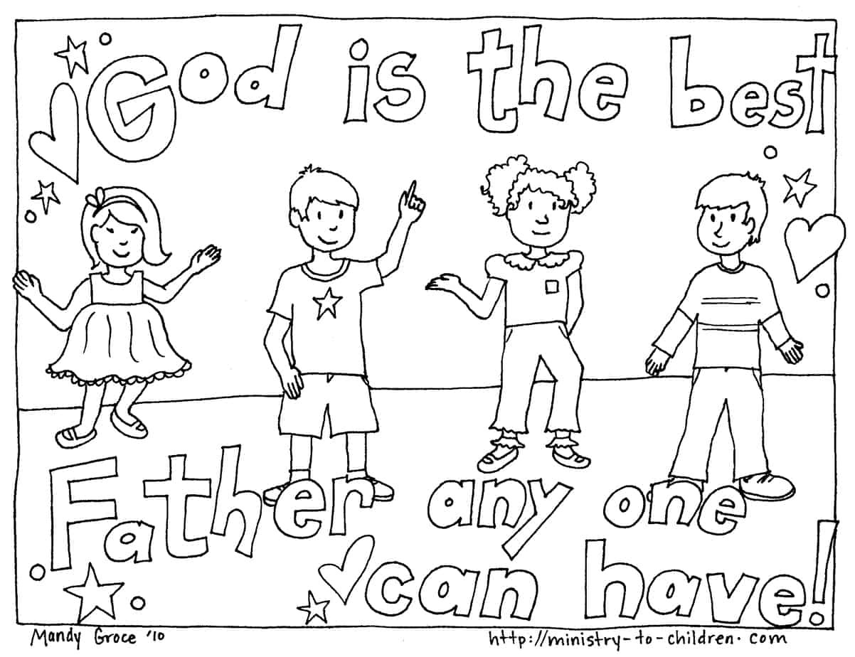 Best ideas about Christian Coloring Pages For Kids
. Save or Pin Father s Day Coloring Pages Free Easy Print PDF Now.