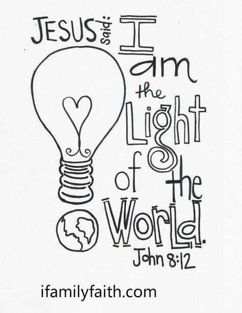 Best ideas about Christian Preschool Coloring Sheets
. Save or Pin JESUS is the Light of the World amen ifamilyfaith Now.