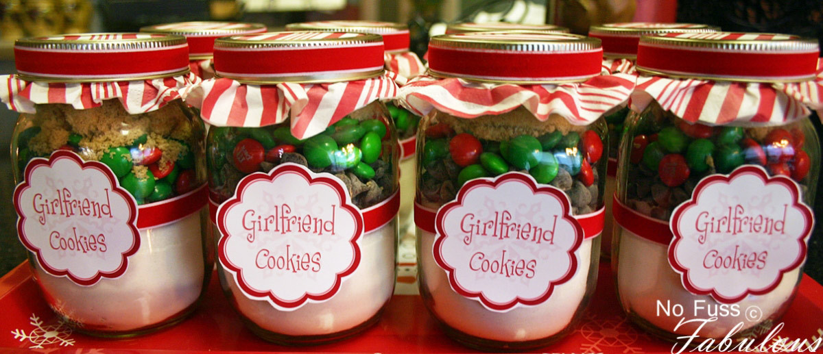 Best ideas about Christmas Baking Gift Ideas
. Save or Pin Christmas Girlfriend Cookies in a Jar Loralee Lewis Now.