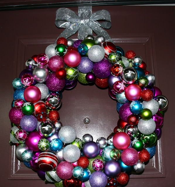 Best ideas about Christmas Ball Wreath DIY
. Save or Pin Christmas ornament wreath Now.
