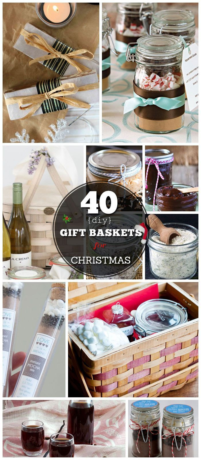 Best ideas about Christmas Basket DIY
. Save or Pin 40 DIY Gift Basket Ideas for Christmas Now.