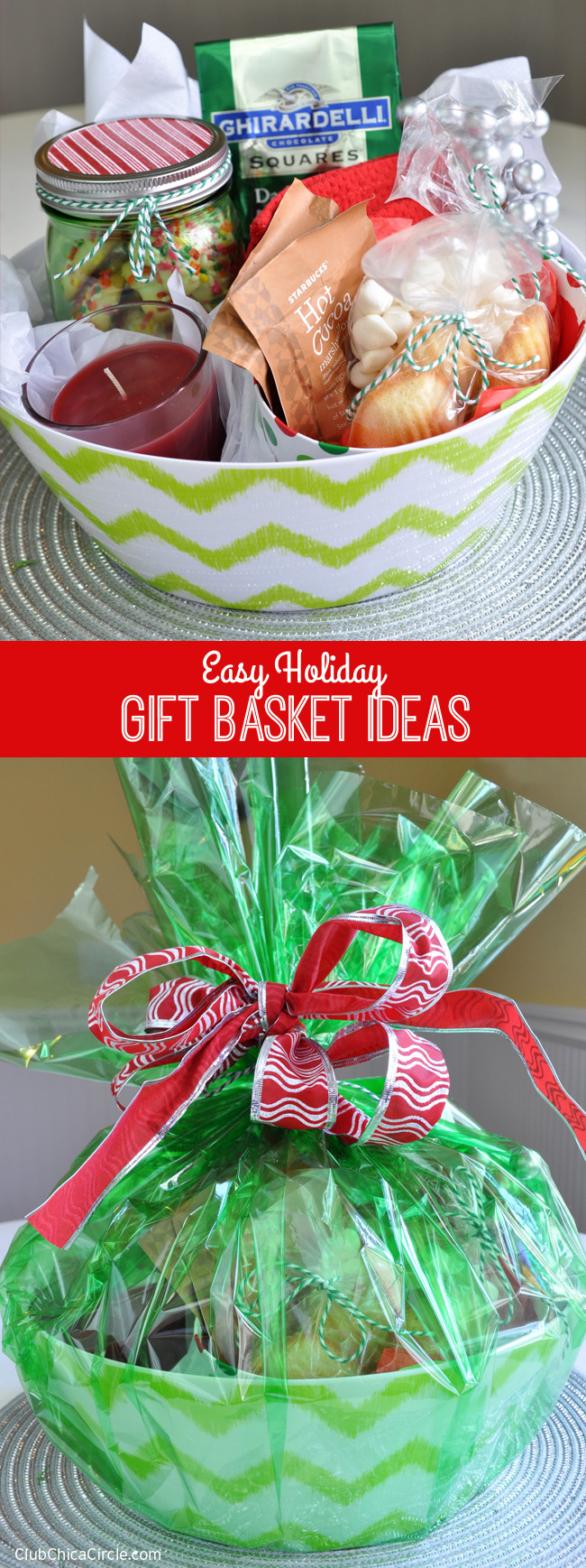 Best ideas about Christmas Basket DIY
. Save or Pin Easy Holiday Gift Basket Ideas Giveaway Now.
