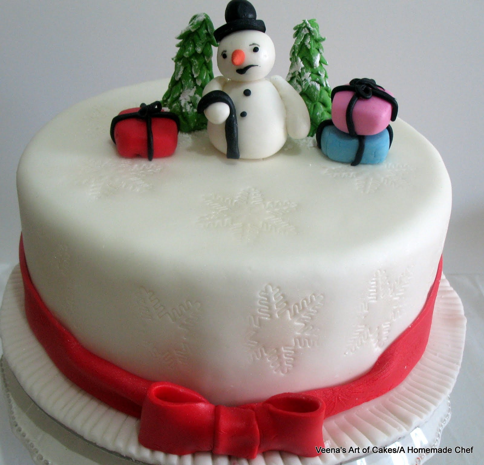 Best ideas about Christmas Birthday Cake
. Save or Pin Snowman Christmas Birthday Cake Veena Azmanov Now.