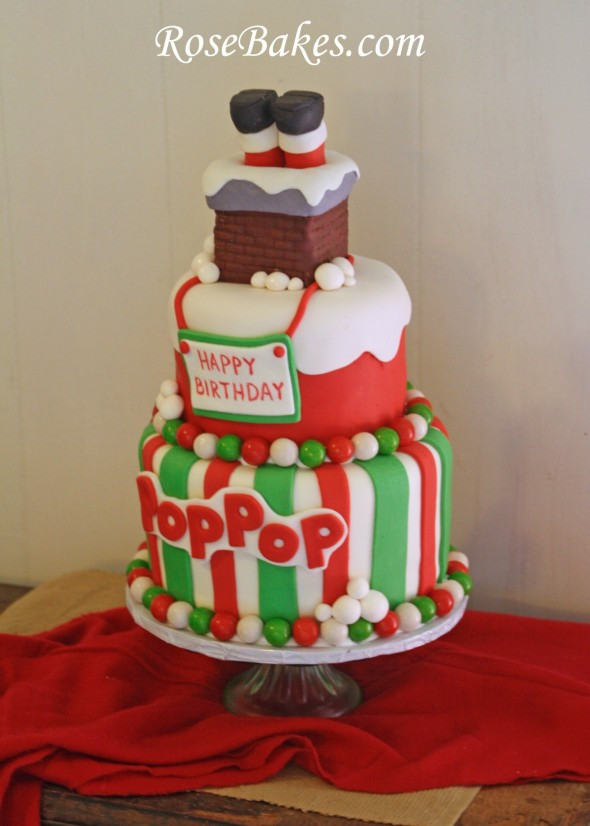 Best ideas about Christmas Birthday Cake
. Save or Pin Santa s Stuck in the Chimney Christmas Birthday Cake Now.