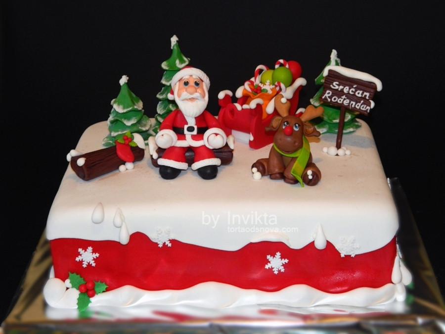 Best ideas about Christmas Birthday Cake
. Save or Pin Christmas Themed Birthday Cake CakeCentral Now.
