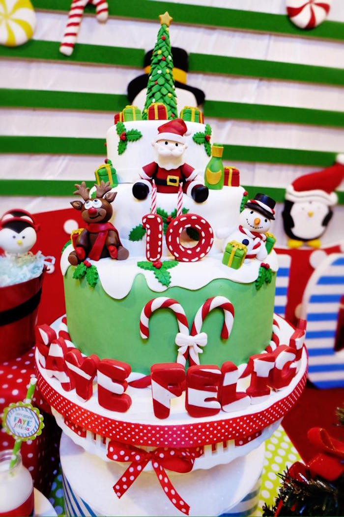 Best ideas about Christmas Birthday Party
. Save or Pin Kara s Party Ideas Christmas Themed 10th Birthday Party Now.