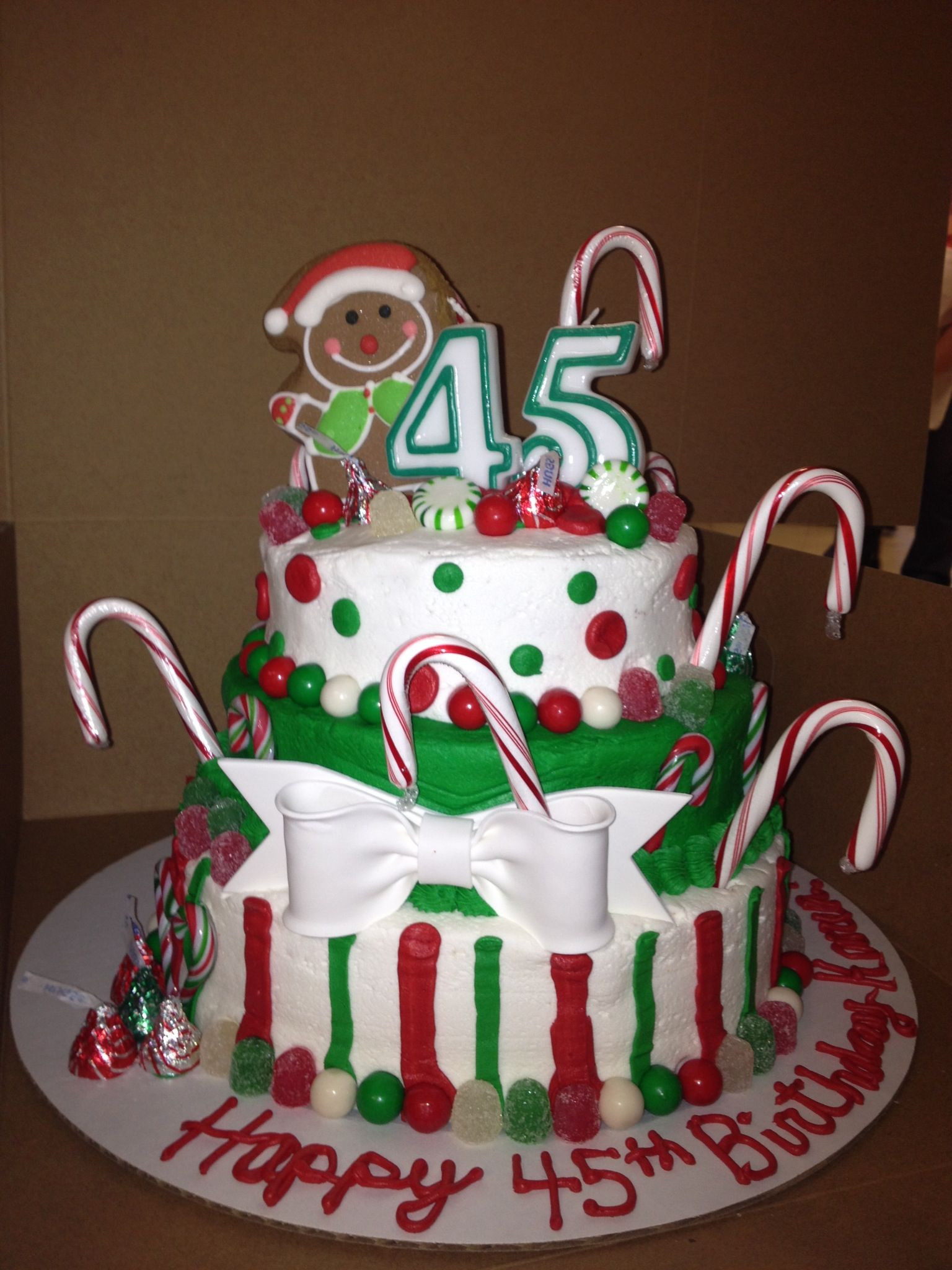 Best ideas about Christmas Birthday Party
. Save or Pin Christmas themed birthday cake Now.