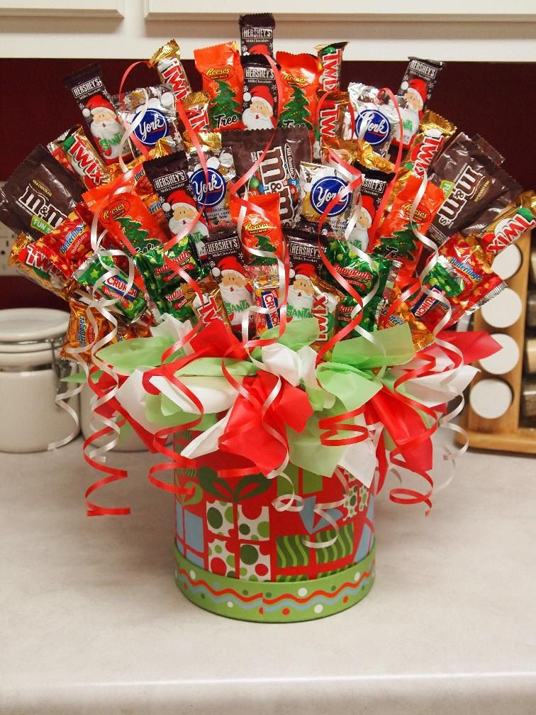 Best ideas about Christmas Candy Gift Ideas
. Save or Pin Christmas Candy Bouquet $35 99 via Etsy Now.