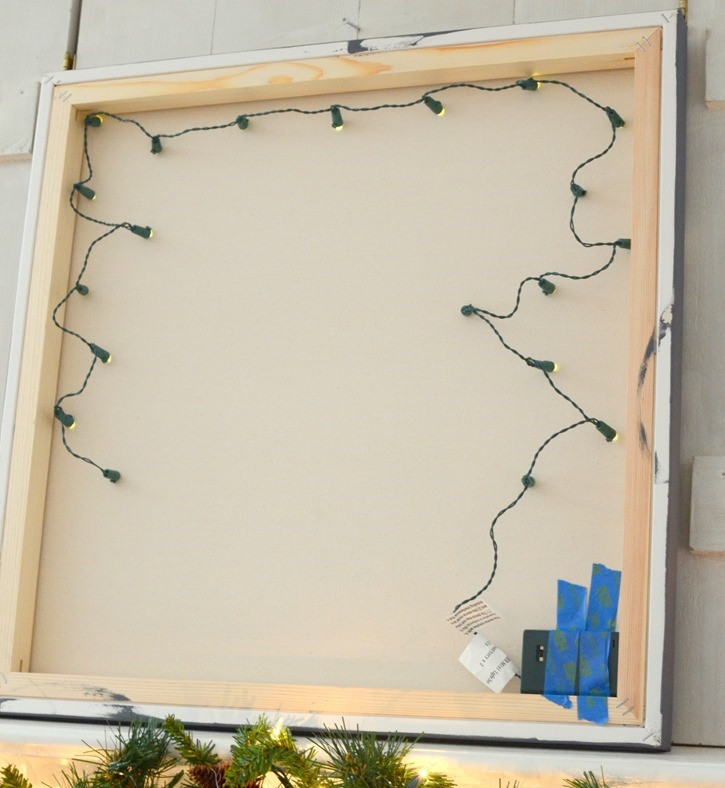 Best ideas about Christmas Canvas Paintings DIY
. Save or Pin DIY Lighted Christmas Canvas Art Now.