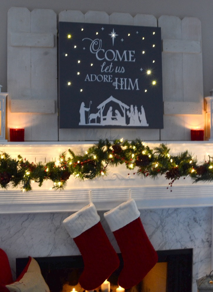 Best ideas about Christmas Canvas Paintings DIY
. Save or Pin DIY Lighted Christmas Canvas Art Now.