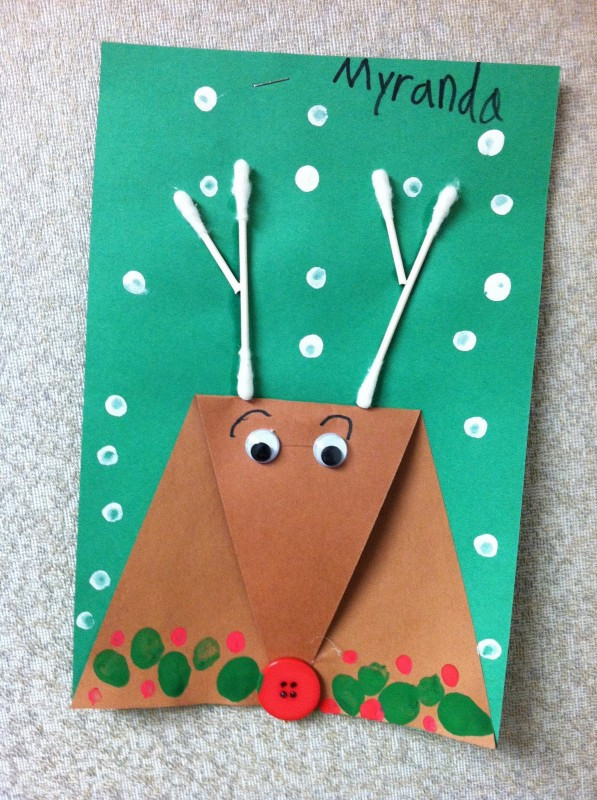 Best ideas about Christmas Card Craft Ideas
. Save or Pin 20 Reindeer Crafts for Kids Dragonfly Designs Now.