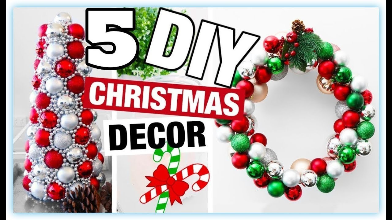 Best ideas about Christmas Craft Ideas 2019
. Save or Pin DIY Christmas Decor 5 Easy Crafts Ideas at Christmas Now.