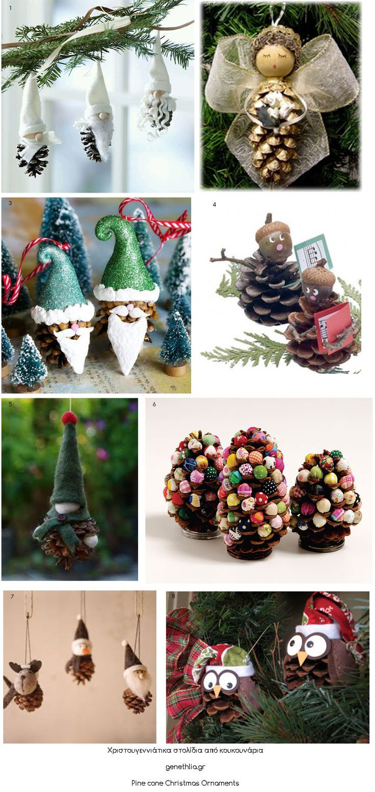 Best ideas about Christmas Crafts DIY
. Save or Pin 1331 best PINE CONE DECORATIONS images on Pinterest Now.