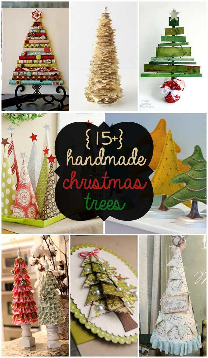 Best ideas about Christmas Decorations DIY
. Save or Pin 30 Handmade Christmas Trees Now.